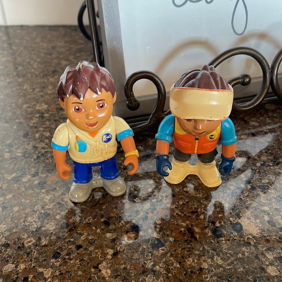 Set 2 Nick Jr & Diego 3'' Toy Diego Action Figures Dora the Explorer Mattel 2007 - Picture 2 of 11